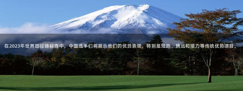 678体育官网地址：在2023年世界田径锦标赛中，中国选手们将展示他们的优异表现，特别是短跑、跳远和接力等传统优势项目。